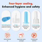Pen Tips 32G x 5mm(3/16") ，Universal Fit, Sterile，Ultra-Thin Wall Technology. Comfortable and Precise，100 Count
