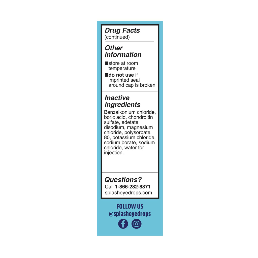 Lubricant Eye Drops for Dry Eyes, Fast Acting and Long Lasting Formula, Relieves Dryness, Grittiness, and Irritation, Moisturizing Eye Drops, Eye Care for Dry Eyes, 0.5 FL Oz, Bottle