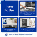 Earth Breeze Dishwasher Cleaner Tablets 4-in-1 Fragrance Free