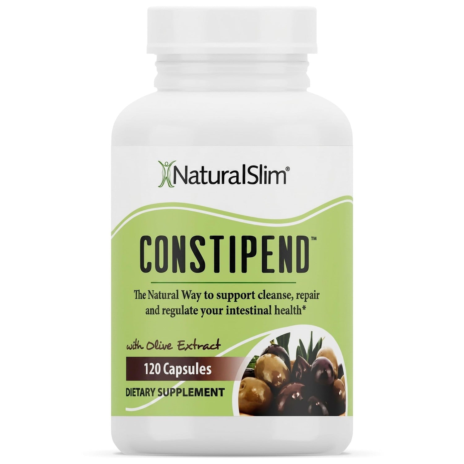 NaturalSlim Constipend Magnesium Oxide, 120 Vegetable Capsules, 3 Pack | Constipation Relief, Colon Cleanser and Stool Softener for Women and Men