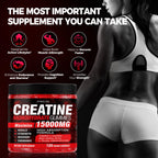 Creatine Gummies Monohydrate Complex, Pre-Workout for Men & Women, Creatine Gummy with L-Taurine, BCAA 2:1, B12/6 for Muscle Support, Enhance Strength, Energy Boost-120 Count