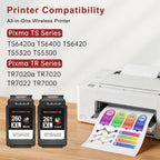 Replaced for Canon PG-260 / CL-261 for Canon 260 and 261 Ink Cartridges 2PK