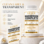 4-in-1 Magnesium Complete, 4-in-1 Formula Magnesium, 120 caps