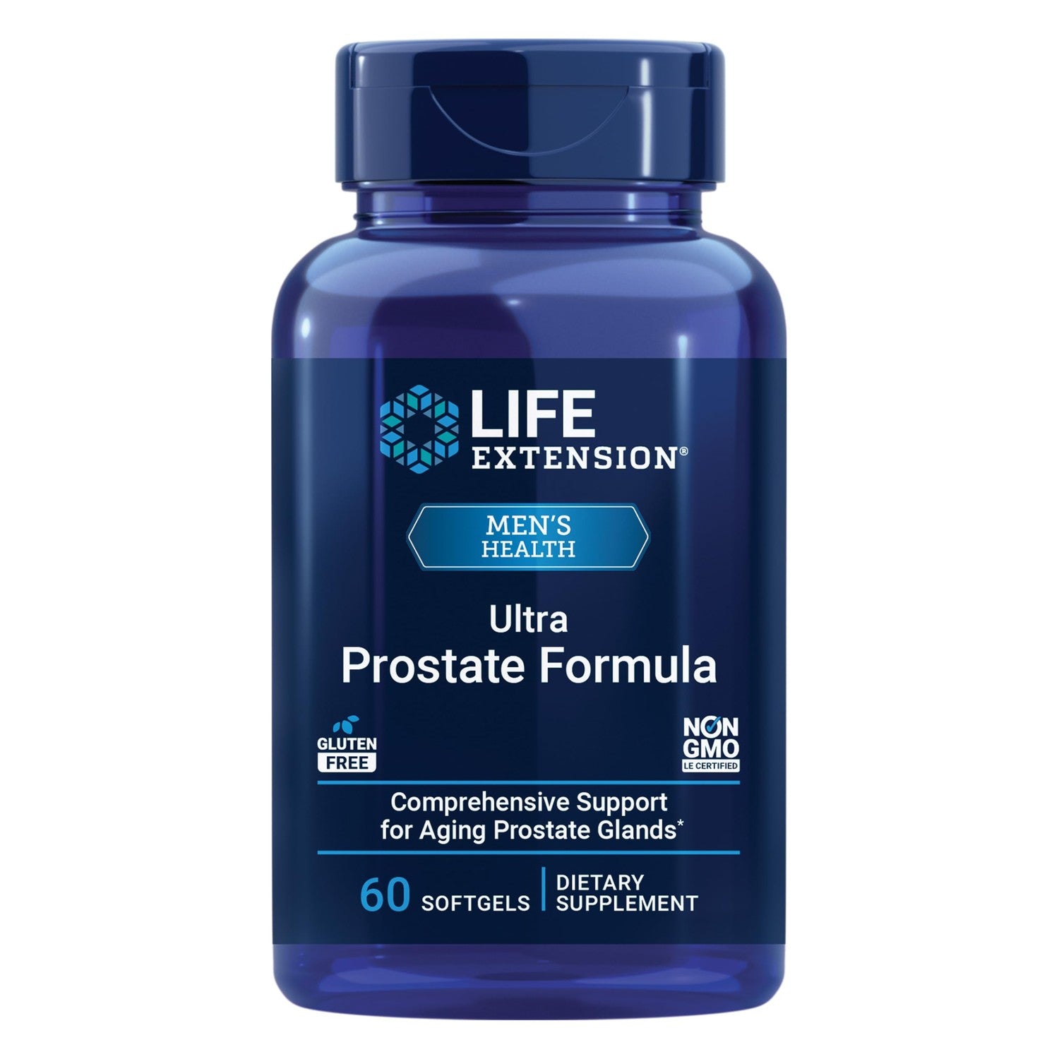 Life Extension, Ultra Prostate Formula, Saw Palmetto for Men, pygeum, stinging Nettle Root, lycopene, Prostate Health, Urination Flow, Psa, 60 Count