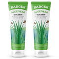 Badger Organic Aloe Vera Gel for Face & Body, 96% Pure Unscented Organic Aloe Gel for Cooling, Soothing, Non-Sticky Sunburn Relief, Vegan, Fair Trade & Hypoallergenic, 4 fl oz, 2-Pack