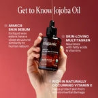 Cliganic Organic Jojoba Oil 16oz with Pump, 100% Pure | Bulk, Moisturizing Oil for Face, Hair, Skin & Nails | Natural Cold Pressed
