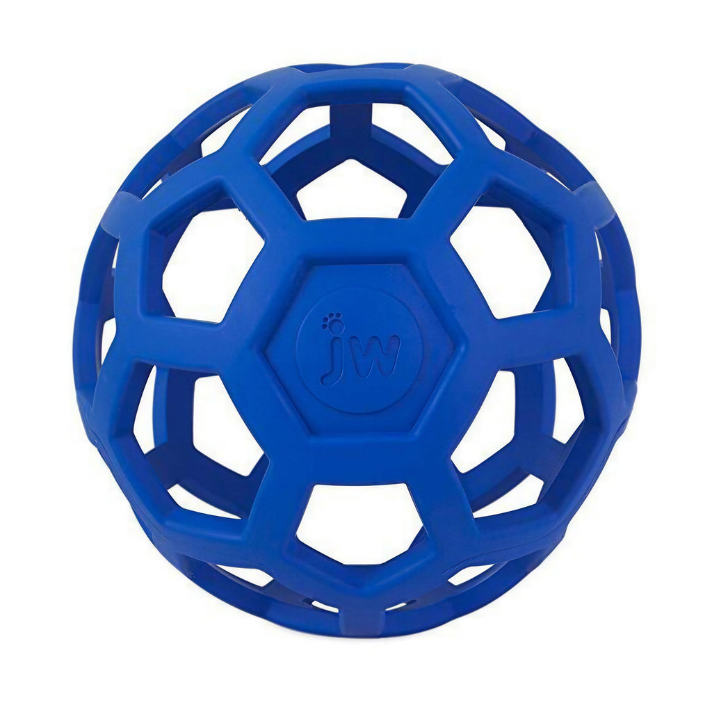 JW Pet HOL-ee Roller Dog Puzzle Ball, XL 7.5in, Natural Rubber