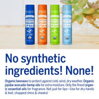 Buy now Dr. Bronner's - Organic Lip Balm Variety Peppermint, Orange Ginger, Naked, Lemon Lime) - Made with Organic Beeswax and Avocado Oil, For Dry Lips, Hands, Chin or Cheeks, 0.15 Ounce (Pack of 4) at indiglob india