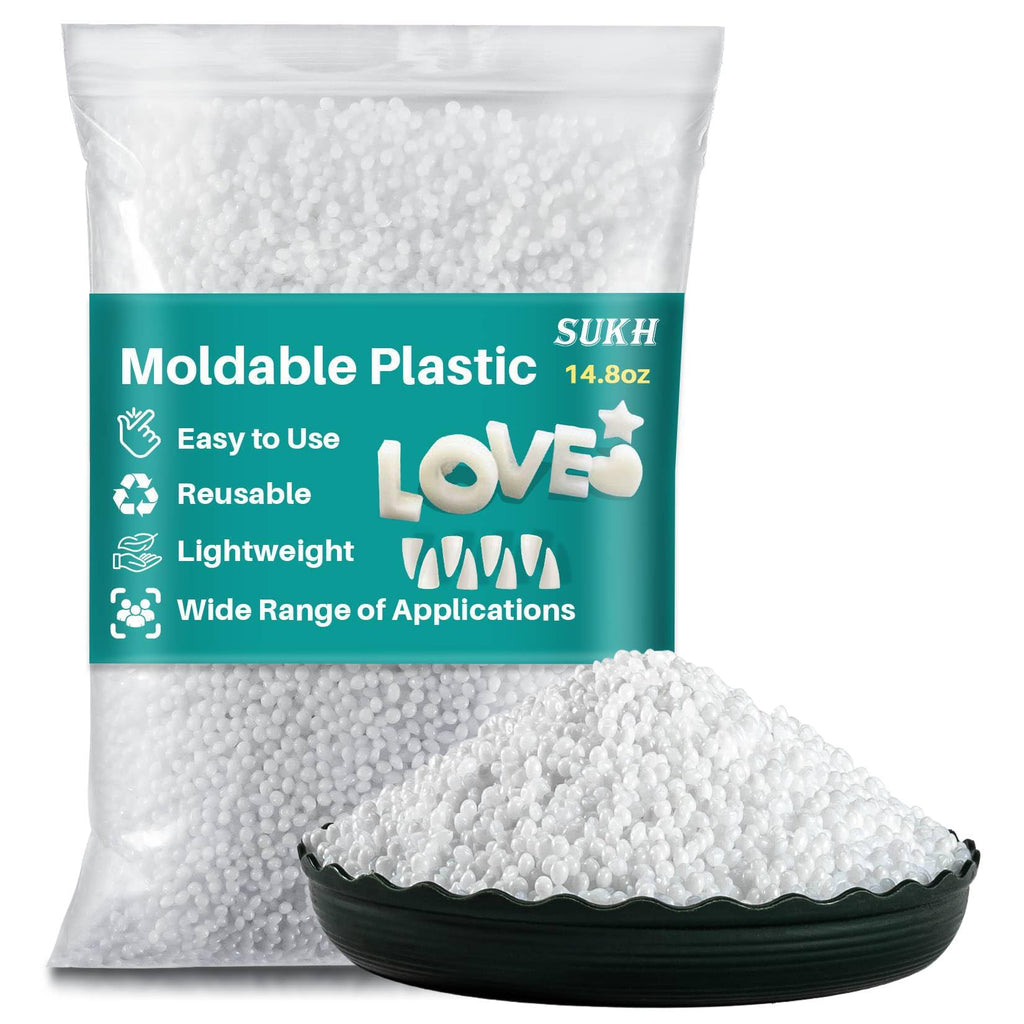 Sukh 14.8oz Moldable Plastic Pellets - Thermoplastic Beads Polymorph