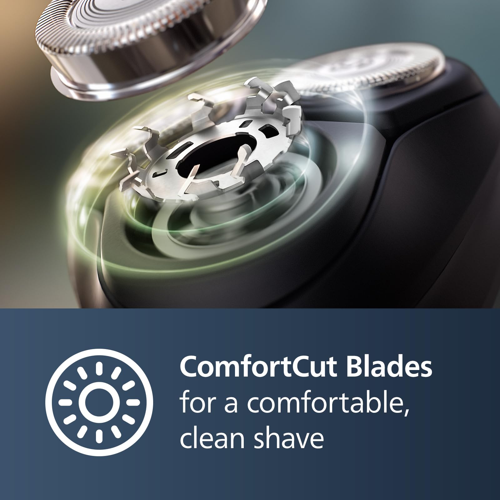 Philips Norelco 2400 Series Electric Shaver, Deep Black | 27 Self Sharpening ComfortCut Blades, 4D Flex Heads, Wet or Dry Use, 2-Year Blade Life, Pop-up Trimmer, X3001/90