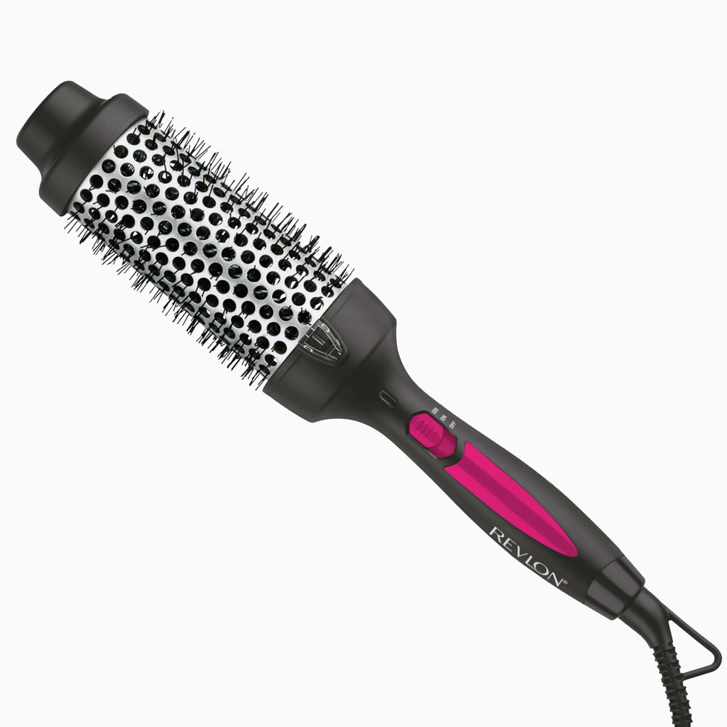Buy now REVLON Perfect Match Hot Styler - Heated Brush to Style and Extend Blowouts, Hot Brush for Curls, Body, and Volume, Reduces Frizz and Boosts Shine at indiglob india