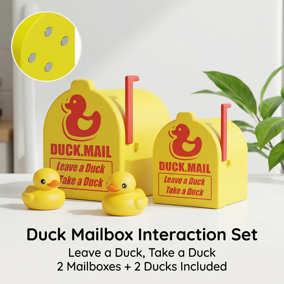 2 PCS Cruise Duck Mailbox, Magnetic Wall Mount for Cruise Door
