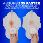 Buy now Always Ultra Thin Pads without Wings, Size 1, Regular, 132 Count (3 Packs of 44) at indiglob india