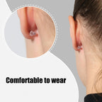 Silicone Earring Backs, 200 Pcs Soft Clear Hypoallergenic Replacement Stoppers for Stud Post, Hoop, Fishhook Earrings
