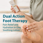 Frankincense & Myrrh Intensive Foot Therapy Lotion, Diabetic Relief, 3 oz | Dual-action cream relieves diabetic nerve & restless leg pain while repairing dry, rough, cracked skin on feet. Fast relief.