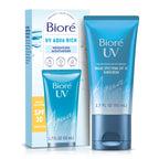 Biore UV Aqua Rich Moisturizer SPF 50 Facial Sunscreen, 1.7 fl oz | Oil-Free Daily Face Sunscreen, Hyaluronic Acid, Lightweight, Non-Comedogenic, Dermatologist Tested, Sensitive Skin