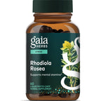 Gaia Herbs Rhodiola Rosea - Stress Support Supplement Traditionally for Supporting Healthy Stamina & Endurance* - with Siberian Rhodiola Root Extract - 60 Vegan Liquid Phyto-Caps (60 Servings)