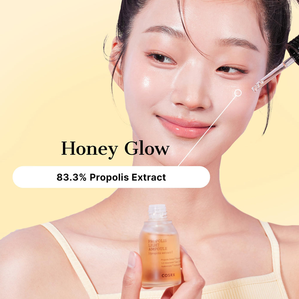 Buy now COSRX Propolis Ampoule, Glow Boosting Serum for Face with 73.5% Propolis Extract, 1.01fl.oz/30ml, Hydrating Essence for Sensitive Skin, Fine Lines, Uneven Skintone, Korean Skincare at indiglob india
