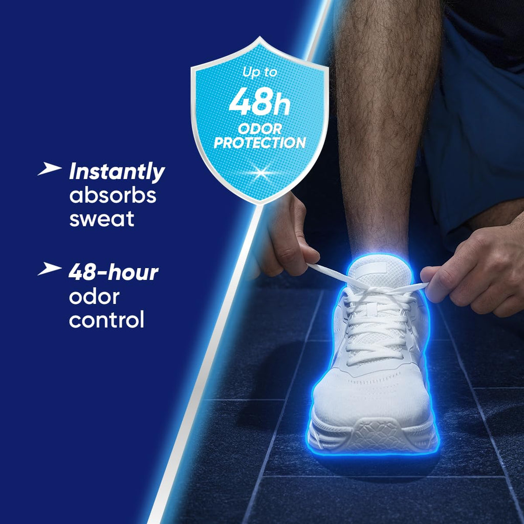 Lamisil Cream Sweat Absorbing Foot Odor Eliminator for Feet, 2.8 Oz