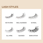 Buy now KISS My Lash But Better, False Eyelashes, 'All Mine', 10mm, Includes 1 Pair Of Lash, Easy to Apply, Reusable Lash Clusters at indiglob india