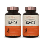 Live Conscious Vitamin K2 MK7 with D3 Supplement | Bone & Heart Health Support - Patented Vitamin K & Vitamin D3 5000 IU - 60 Softgels