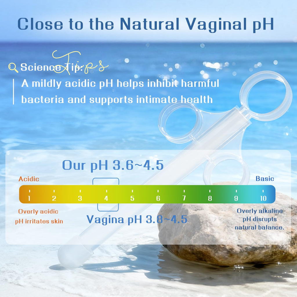 Water Based Lube with 10ml Applicator Injector, Anal Sex & Vaginal Lubricant for Privacy & Toys, Non-Sticky pH Balanced Personal Lubrification for Men, Women & Couples, 2 x 3.38 Fl Oz