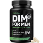DIM Supplement for Men 300mg, Estrogen Blocker & Aromatase Inhibitor, 60 Ct | Extra Strength Men’s Hormone Balance & Fitness Booster, Diindolylmethane Plus CDG & Broccoli Floret, Gluten-Free, 60 Capsules
