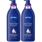 NIVEA Essentially Enriched Body Lotion, Very Dry Skin, Almond Oil, 16.9 Oz