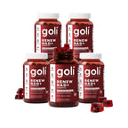 Goli World’s First Renew NAD+, 60 Count Each (2 Pack, 120 Total) – Nicotinamide Riboside (NR) – Cellular Energy & Healthy Aging Support – Vegan, Non-GMO, Gelatin-Free Liquid-Center Gummies