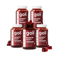 Goli World’s First Renew NAD+, 60 Count Each (2 Pack, 120 Total) – Nicotinamide Riboside (NR) – Cellular Energy & Healthy Aging Support – Vegan, Non-GMO, Gelatin-Free Liquid-Center Gummies
