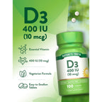 Nature's Truth Vitamin D3 | 400 iu (10 mcg) | 100 Tablets
