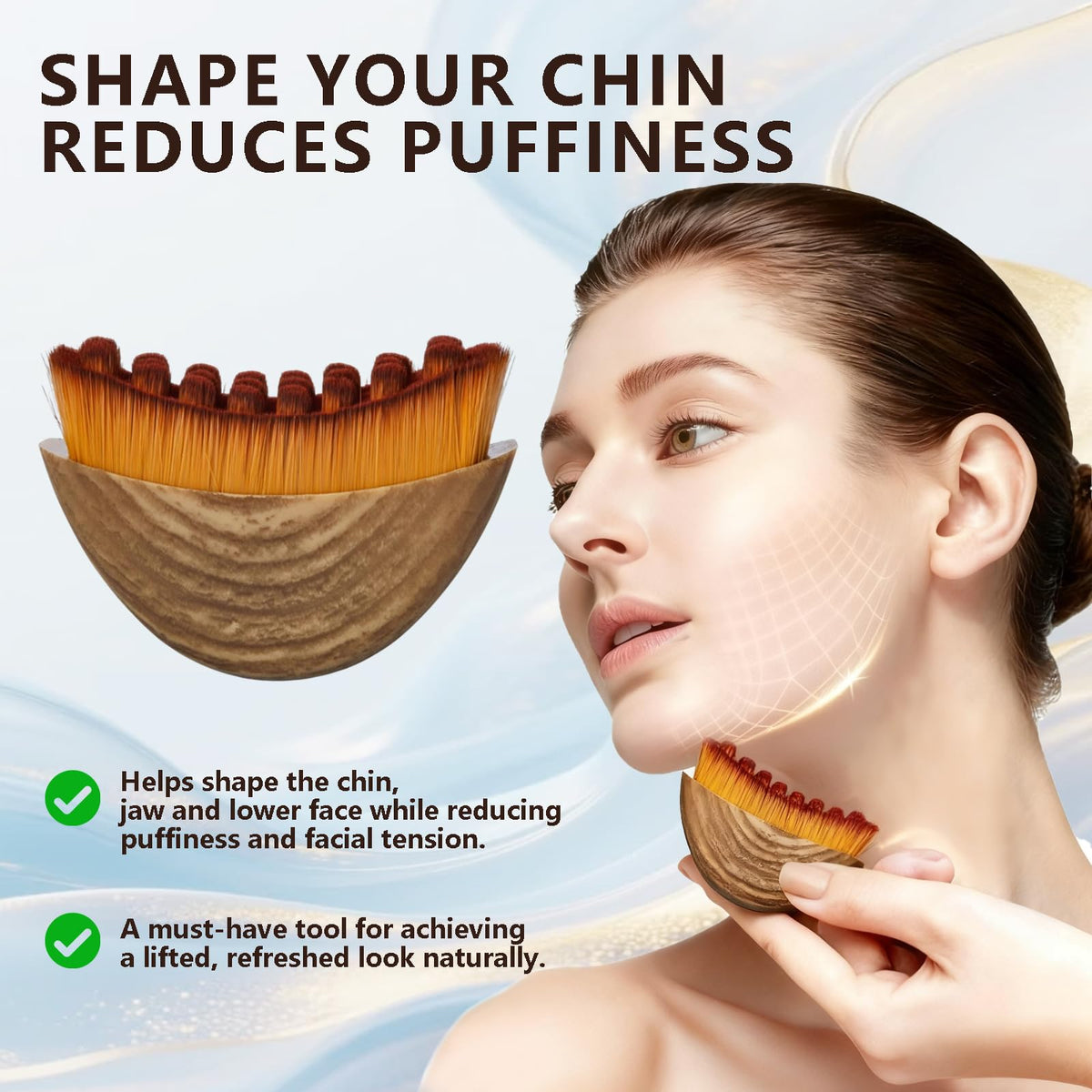 3 Pack Lymphatic Contour Face Brush