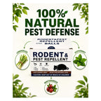 Rodent Repellent 36 Pack, Natural Mouse Repellent Ball Peppermint, Mice Repellent for Indoor & Outdoor, Long-Lasting Rodent Repellent Pouches for Patio/Home/Garage/Garden - Pets Safe