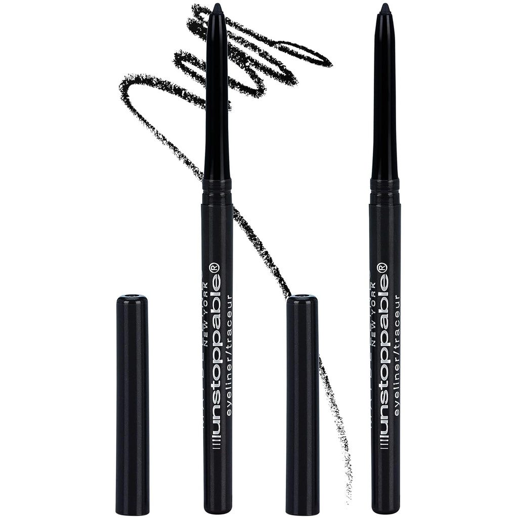Buy now Maybelline Unstoppable Waterproof Mechanical Black Eyeliner Pencil, Easy to Apply, Smooth Glide, Up to 24 Hour Wear, Onyx at indiglob india