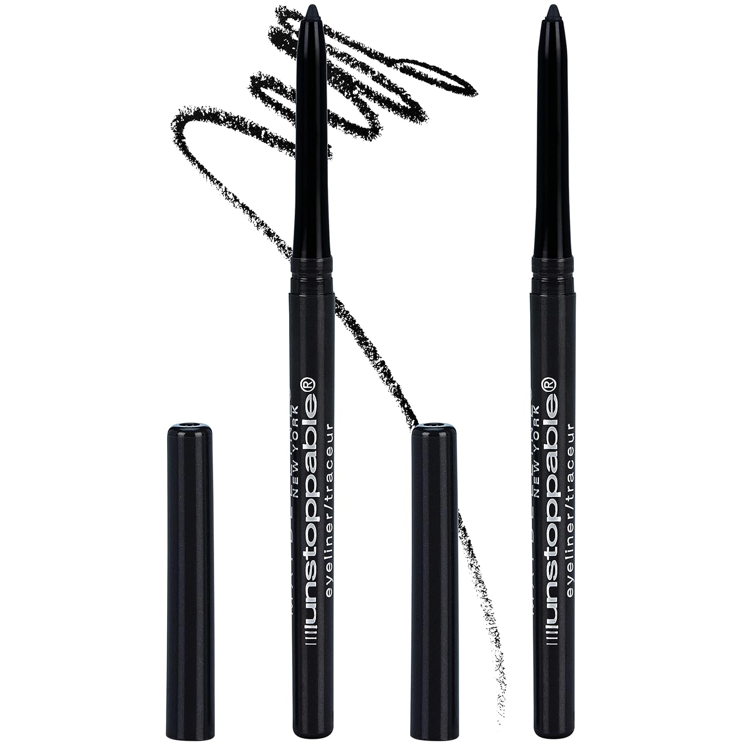 Buy now Maybelline Unstoppable Waterproof Mechanical Black Eyeliner Pencil, Easy to Apply, Smooth Glide, Up to 24 Hour Wear, Onyx at indiglob india