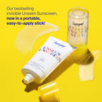 Buy now Supergoop! Unseen Sunscreen Stick - SPF 40 - Clear & Invisible Sun Protection - Broad Spectrum Face Sunscreen - Glides Over Makeup - Natural Finish - For All Skin Types - 0.7 fl oz at indiglob india