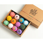 LifeAround2Angels Bath Bombs Gift Set 12 USA made Fizzies, Shea & Coco Butter Dry Skin Moisturize, Perfect for Bubble Spa Bath. Handmade Birthday Mothers day Gifts idea For Her/Him, wife, girlfriend