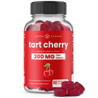 Tart Cherry Gummies with Celery Seed – Potent 10:1 Tart Cherry Extract for Uric Acid Support, Joint Health, Muscle Recovery & Sleep – Vegan Gummies – 120 Count – Third Party Lab Tested, Vegan, Non-GMO
