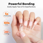modelones 10-in-One X Nail Gel Glue with Nail Dehydrator Primer Set