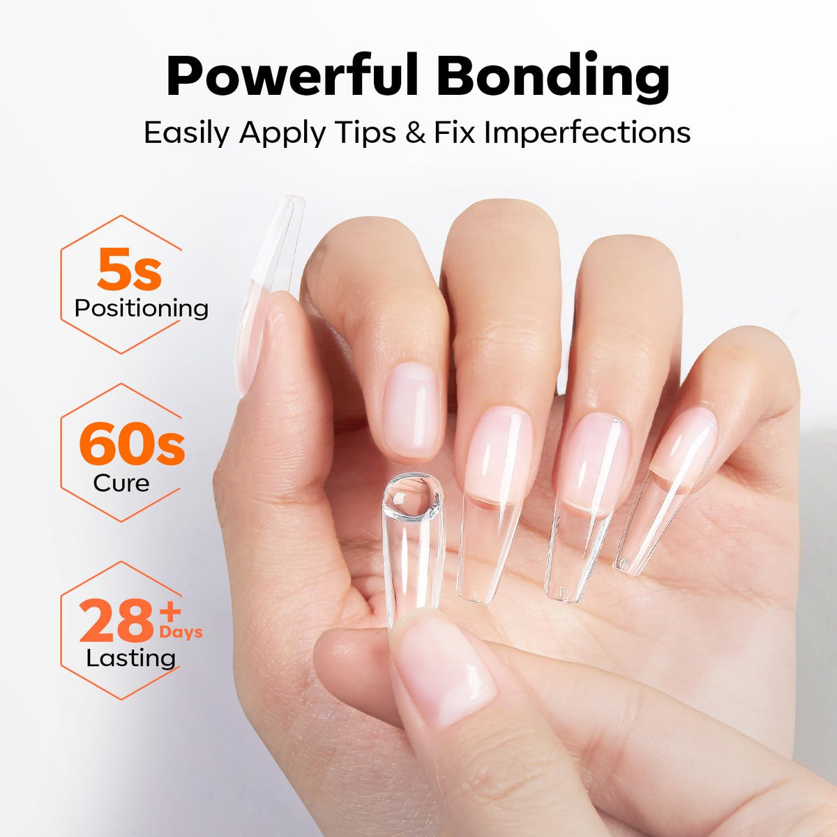 modelones 10-in-One X Nail Gel Glue with Nail Dehydrator Primer Set