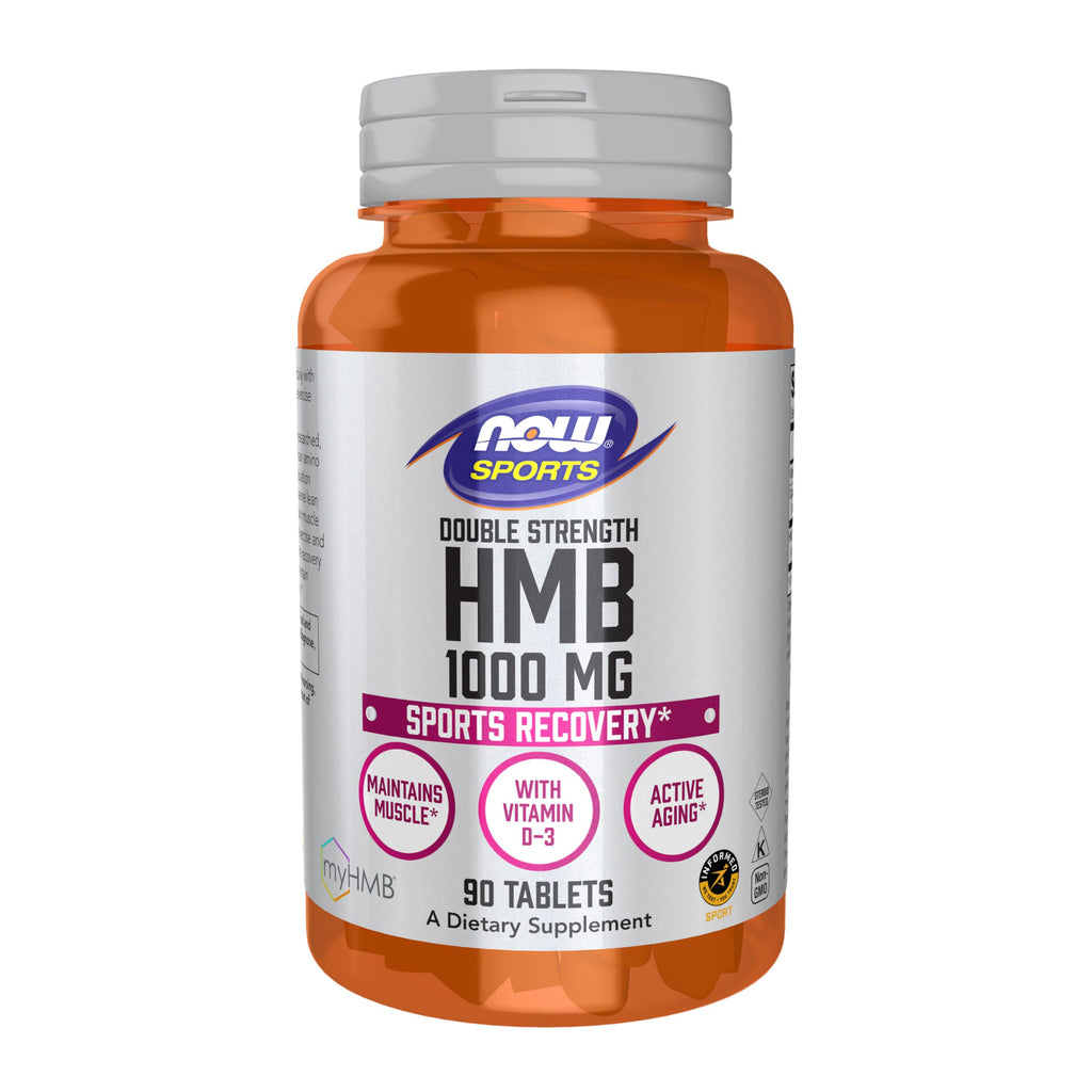 Buy now NOW Foods Sports Nutrition, HMB (?-Hydroxy ?-Methylbutyrate), Double Strength 1,000 mg, 90 Tablets at indiglob india