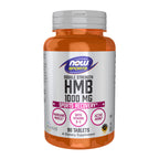 Buy now NOW Foods Sports Nutrition, HMB (?-Hydroxy ?-Methylbutyrate), Double Strength 1,000 mg, 90 Tablets at indiglob india