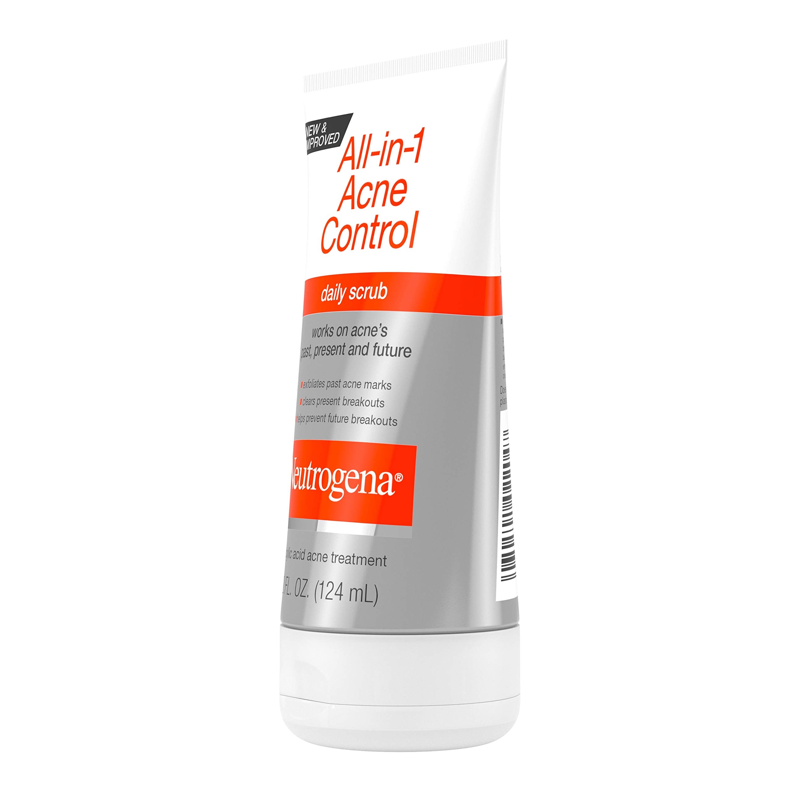 Buy now Neutrogena All-In-1 Acne Control Daily Face Scrub to Exfoliate and Treat Acne, Salicylic Acid Acne Treatment, 4.2 fl. oz at indiglob india