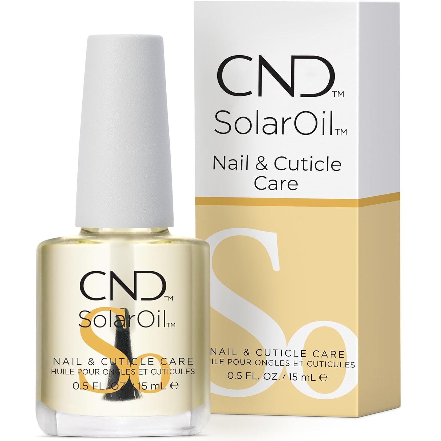 Buy now CND SolarOil Cuticle Oil, Blend Of Jojoba, Vitamin E, Rice Bran & Sweet Almond Oils, Moisturizes & Conditions 0.5 Fl Oz (Pack of 1) at indiglob india