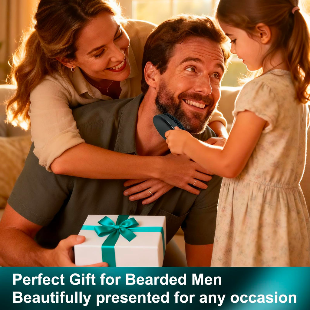 4.3 IN Natural Boar Bristle Beard Brush for Men