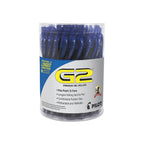 Pilot G2 Premium Gel Pen Convenience Pack, Retractable, Fine 0.7 mm, Blue Ink, Blue Barrel, 36/Pack