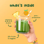 Buy now Bloom Nutrition Superfood Greens Powder for Kids, Digestive Enzymes, Probiotics, Prebiotics, Gut Health, Chlorella, Green Juice Mix w/Beet Root Powder (25 Servings (Pack of 1), Tropical Punch) at indiglob india