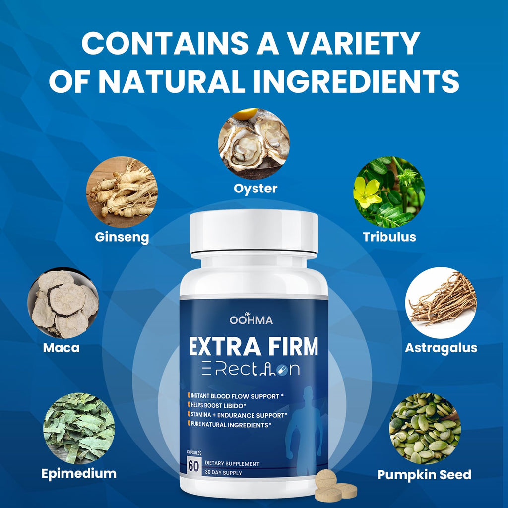 New Male Enhancing Supplement, Designed to be Fast Acting for Blood Flow to Gain Length & Girth + Stamina, Increase Size, Strength, Maca, Epimedium, and Other Natural Ingredients, 3rd Party Tested