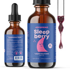 JoySpring SleepBerry Kids Melatonin 3mg Drops, Berry, 1 fl oz, 30 Ct | With L-theanine and Vitamin D plus soothing botanicals, supports calm, restful nights, non-habit forming, sugar-free