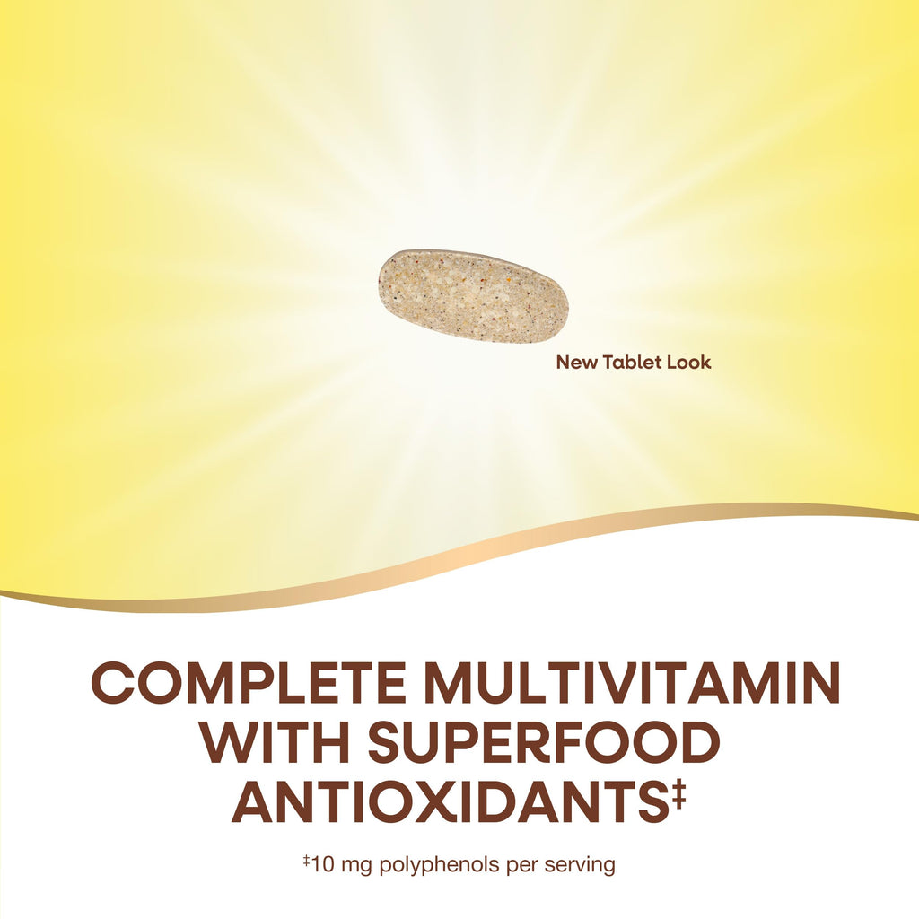 Nature's Way Alive! Men's Complete Daily Multivitamins, Supports Energy Metabolism & Muscle Function*, with B-Vitamins, Gluten Free, 50 Tablets (Packaging May Vary)